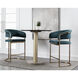 Marris 38 inch Gold / Danny Teal Counter Stool